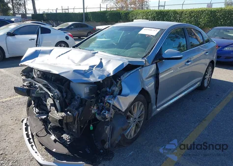 2015 Hyundai Sonata Limited from USA, damaged, VIN 5NPE34AF9FH180873